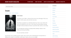 Desktop Screenshot of bookreadermagazine.com