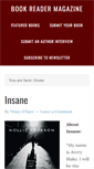 Mobile Screenshot of bookreadermagazine.com