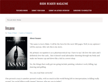 Tablet Screenshot of bookreadermagazine.com